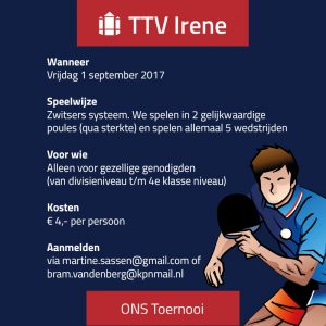 Irene - Ons Toernooi 2017